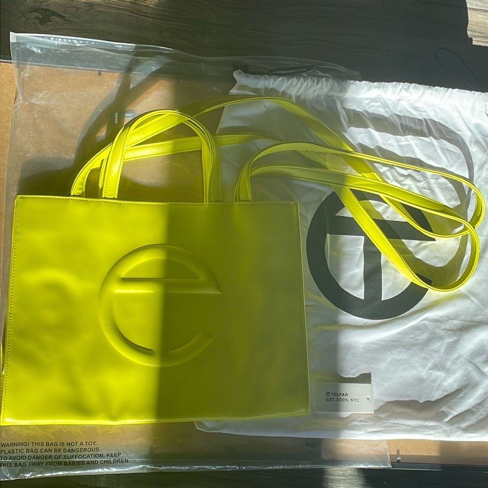 HIGHLIGHTER TELFAR BAG